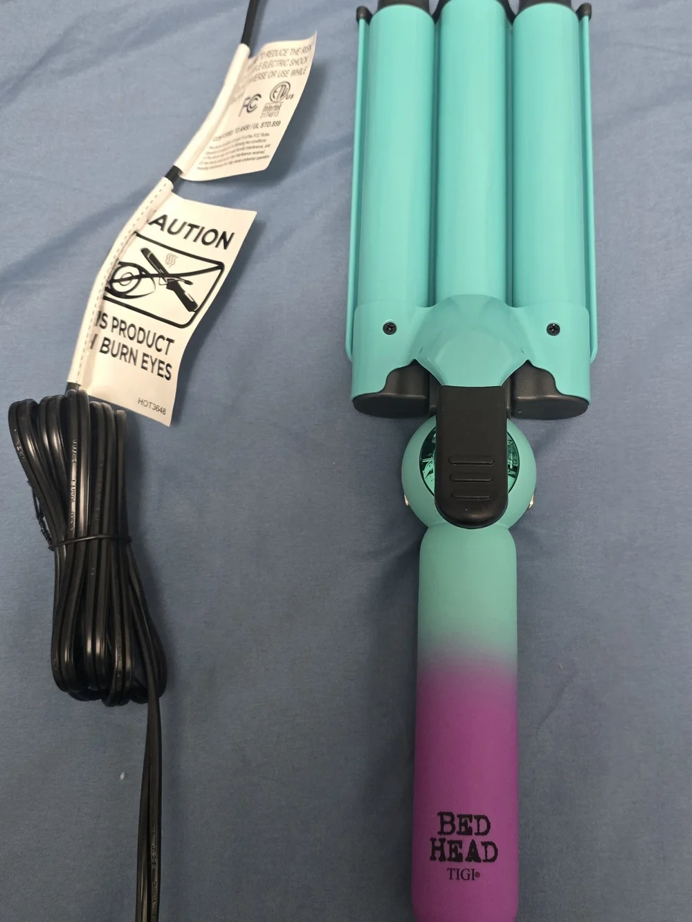 Bed Head by TIGI Triple Barrel Waver in Teal to Purple Ombre